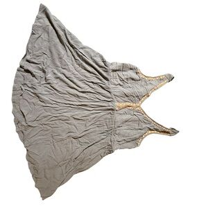 Torrid Gray Embroidered Sleeveless Babydoll Top Plus Size 3X